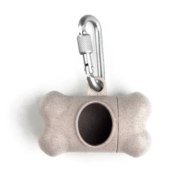 Pet Dog Poop Bag Bone Shape Dispenser Waste Garbage Carrier Holder Dispensers Poop Bag Dogs Trash Cleaning Tool Dog Pet Products 5