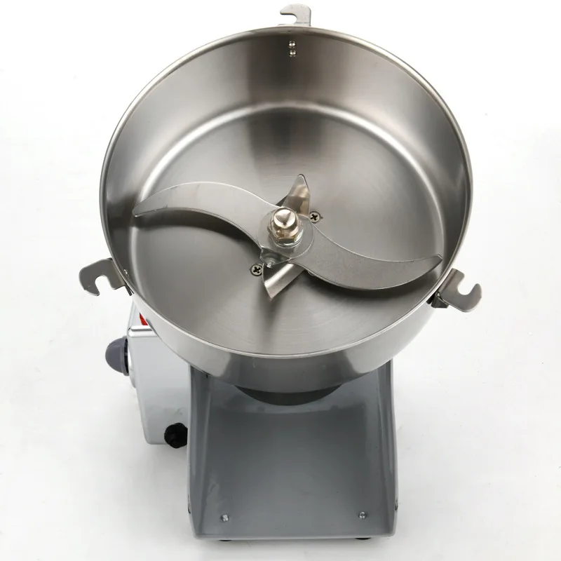 Electric Grain Grinder Mill 2000g High-speed Spice Herb Mill Commercial Powder Machine for Dry Cereals Grain Herb Spice Coffee 5