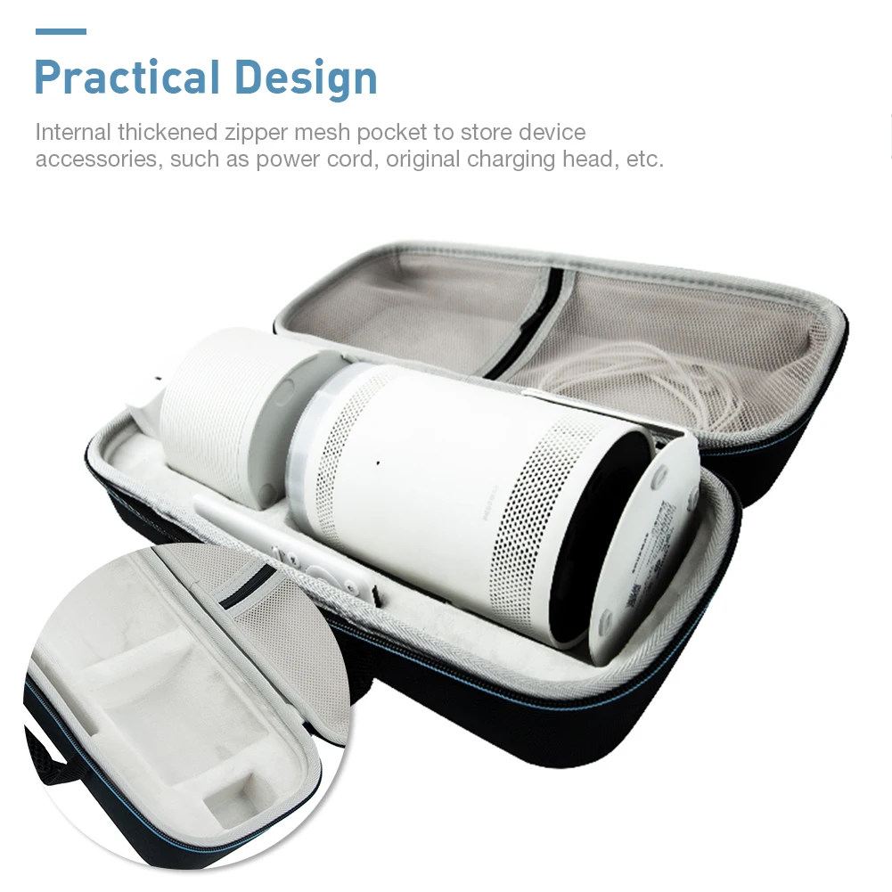 Projector Storage Bag for Samsung The Freestyle Popmart LSP3 Projector Portable Hard EVA Travel Carry Case