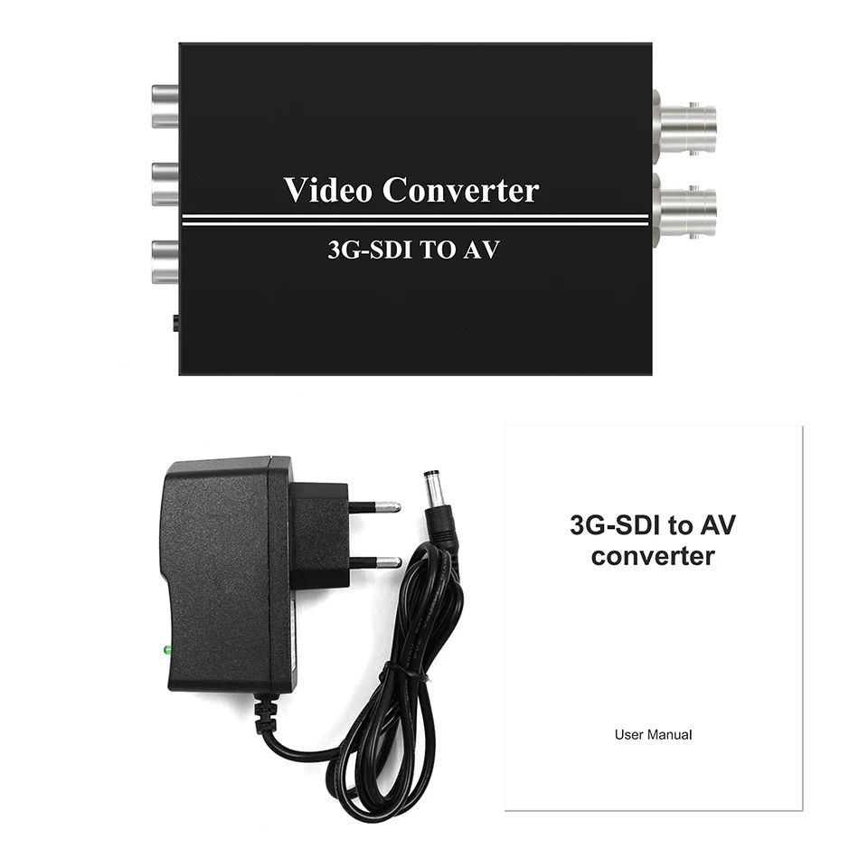 eSynic SDI a HDMI convertidor Full HD 1080P Adaptador de señal SD