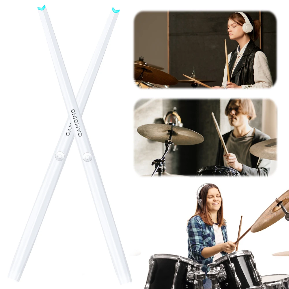 Smart Air Electronic Drum Portable Sensory Drum Set with Stick and Bluetooth Compatible Speaker for Children Beginners