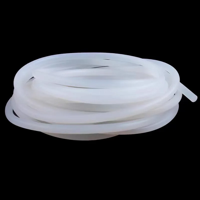 High-Temperature Waterproof Silicone Cord - White Rubber Trim Seal Strips, 1-16mm Diameter
