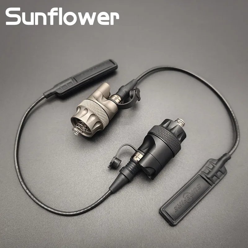 

Tactical M300 M600 PLH-V2 Flashlight Remote Dual Switch for Weapon Lights SF Plug Switch Accessorise
