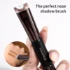 MAANGE Nose Contour U-Shaped Makeup Brush for Sculpting And Defining Double Head Foundation Highlighter Brush Nose Shadow Brush 3