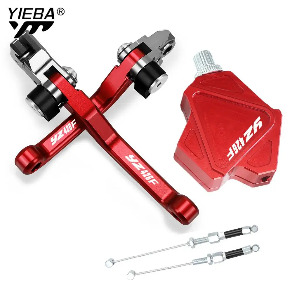 

Dirt Bike Brake Clutch Levers Stunt Clutch Pull Cable Lever Replacement Easy System For YAMAHA YZ426F YZ 426F 2009-2018 2017