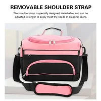 Portable Makeup Bag Salon Nail Tattoo Waterproof Storage Case Beauty Cosmetic Organiser Professional Hairstylist Travel Bag - Image 3