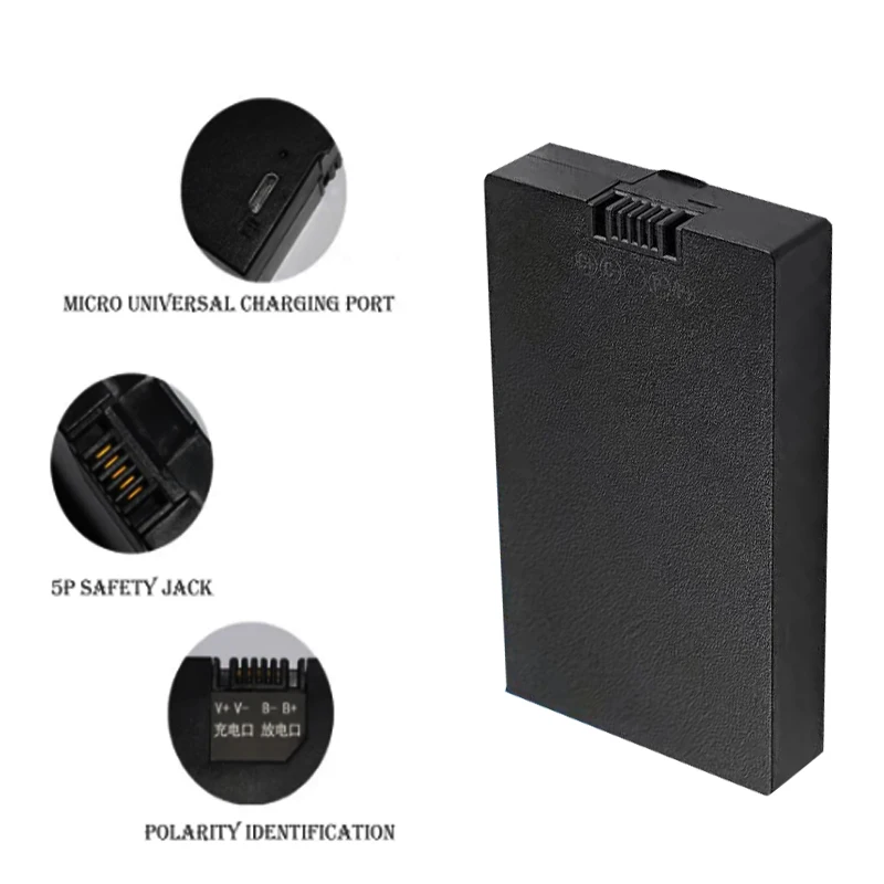 Batería de polímero de litio para cerradura de puerta inteligente, 7,4 V, 5000mAh, para Xiaomi Bosch Haier, Ect