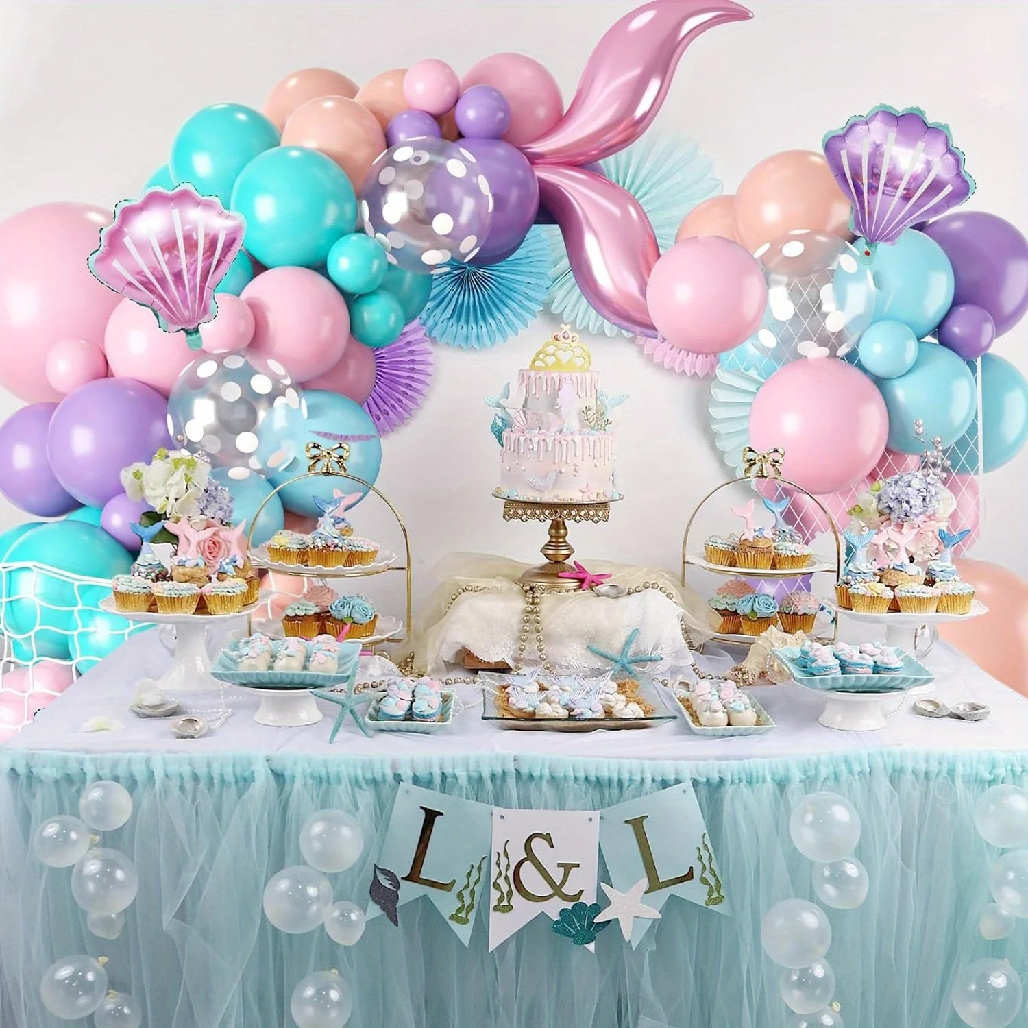 Mermaid Balloon Arch Set 2