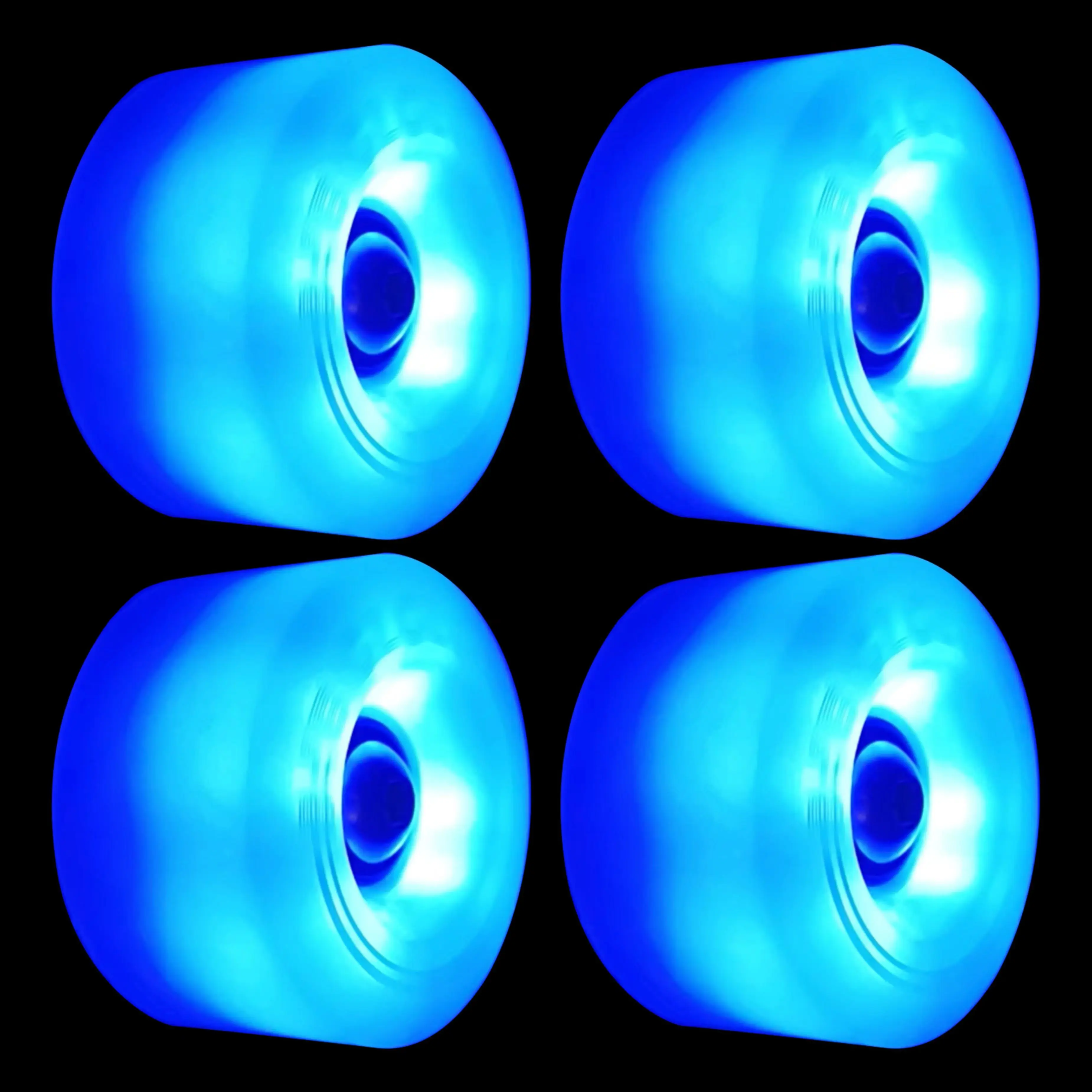 Bont Quad Skate Wheels Glow LED Wheels 83A roller skater wheels 8Pcs street wheels park saktes Luminous Recreational Street roller skating wheels