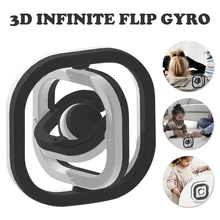 

3D Infinite Flip Gyro Relief Toys Finger Spinner Children Adults Gift For Christmas, Hallowee Random Color fidget toys