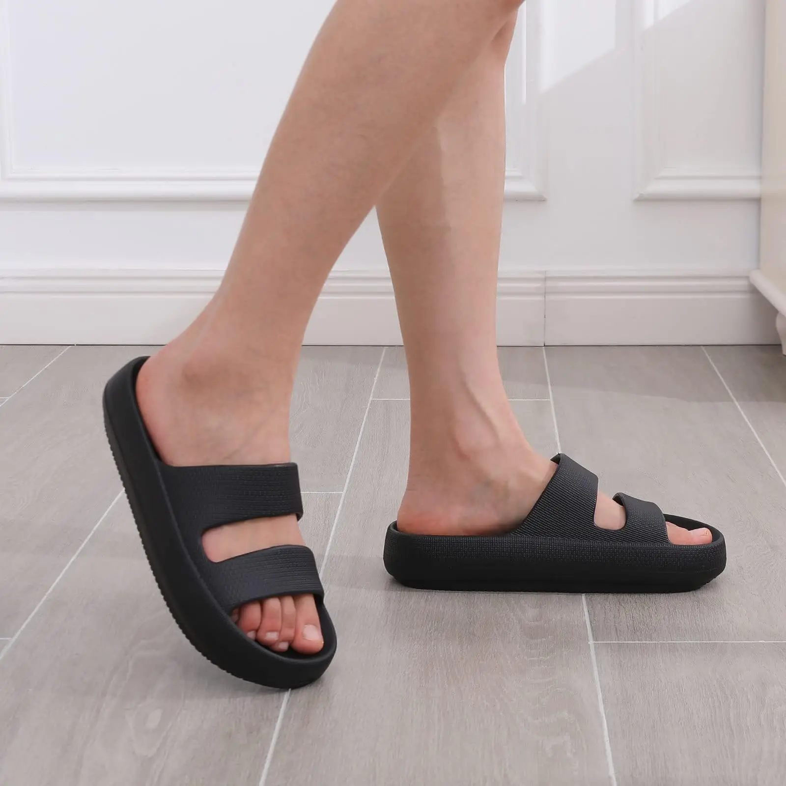 Evshine Fashion Orthopedic Sandals With Arch Support Home Shower Slides Lightweight Beach Sandal Summer Cloud Slippers For Women 6
