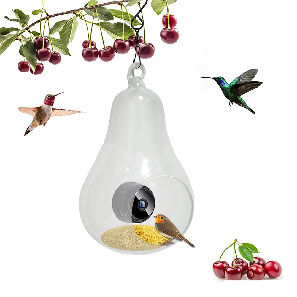 

1x умная кормушка для птиц, Wi-Fi соединение, уличный сад для красивых снимков крупного плана, новинка 2024, горячая распродажа, Прямая поставка