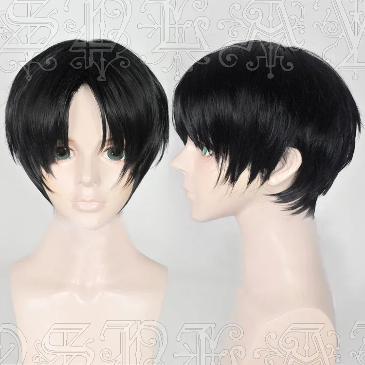 Killing Stalking Yoon Bum Yoonbum Short Black  SangWoo Sang Woo Linen Brown Ombre Heat Resistant Cosplay Costume Wig + Wig Cap