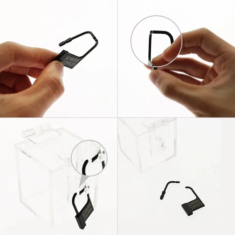 Disposable Plastic Locking Pieces Cards Chastity Cage Accessories Serial Number penis chastity cage chastity lock sex toy chastity cage accessory