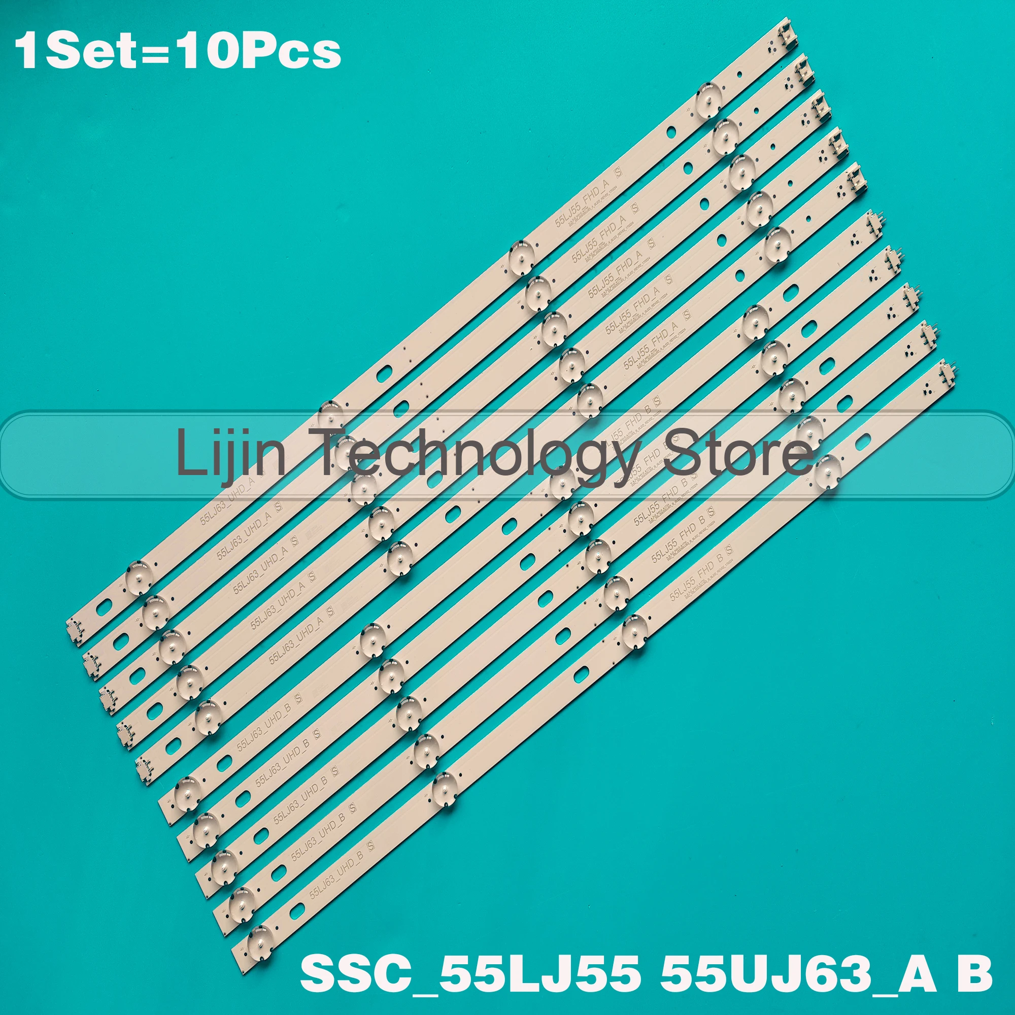 Светодиодная лента для 55UJ6309 55UJ635V 55UJ634V 55UJ630V 55LJ5550 55UJ6300/CA 55UK6100PLB 55UJ63_A B 55LJ5550 55UJ6300 55UJ6560