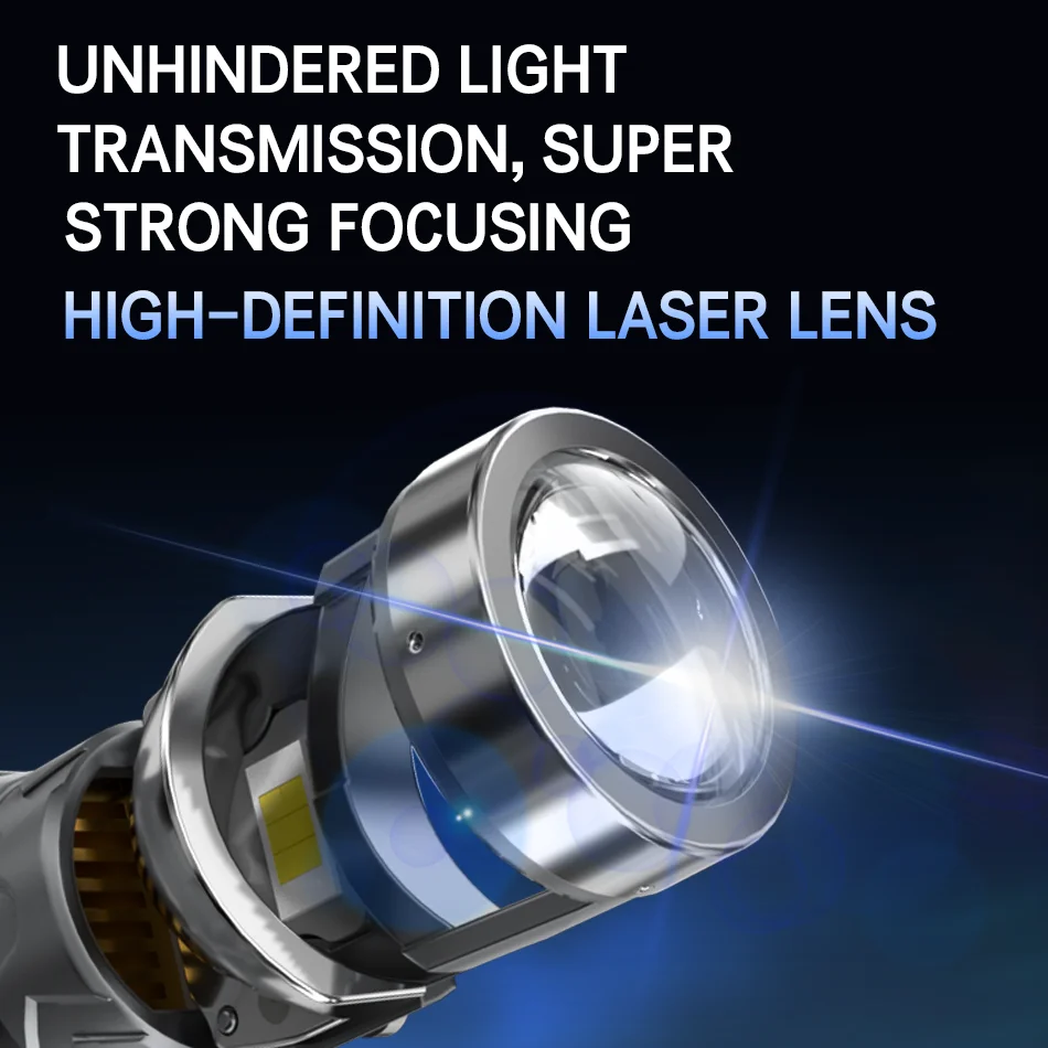 H7 LED 프로젝터 렌즈 캔버스 60W 12000LM 듀얼 렌즈 H7 자동차 헤드라이트 6000K 자동차 LED 전구 터보 램프 (자동 주행용)
