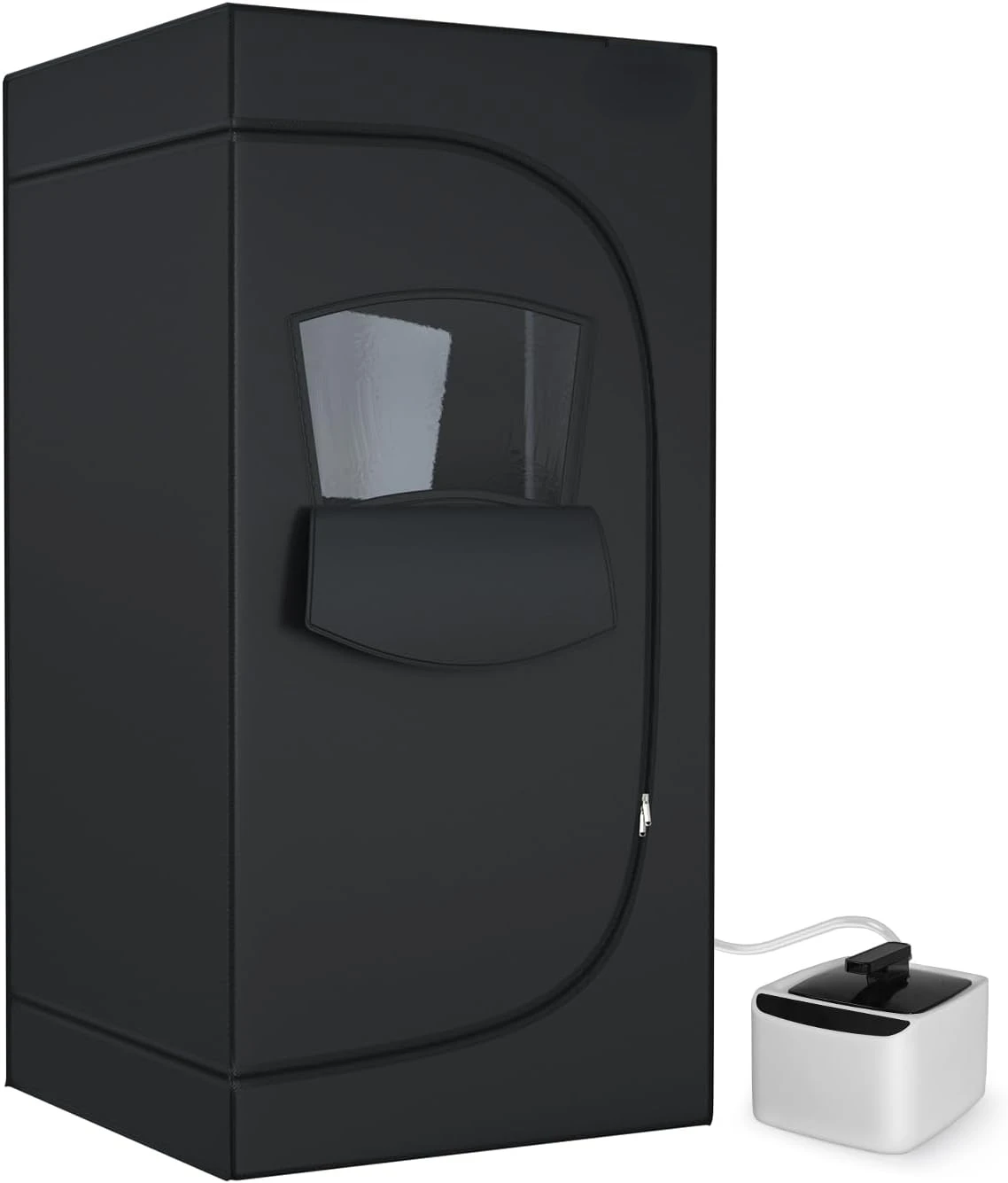 

Full Size Sauna 600D Canvas, Portable Steam Saunas Tent Fold-able with 2.6L 1000W Steam Generator Remote Control