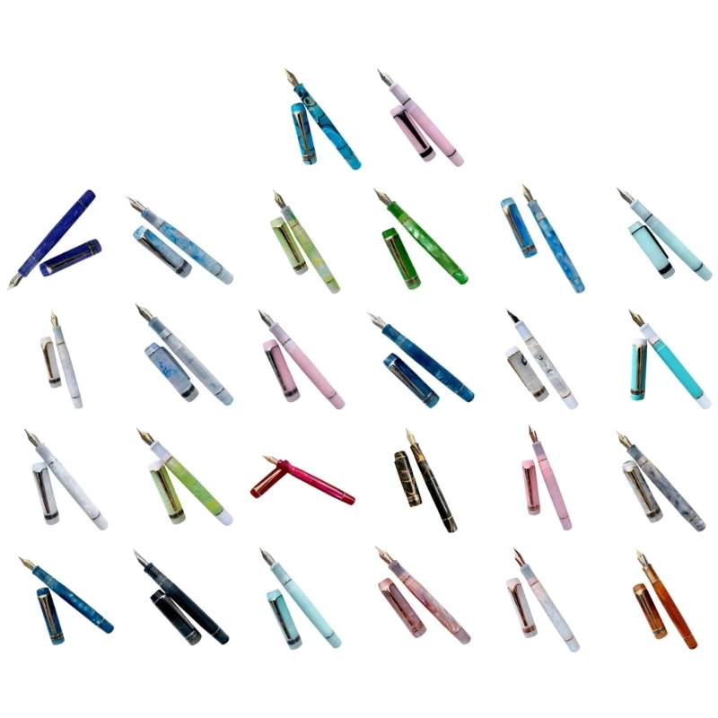 

Sleek Acrylic Fountain Pen Improve Your Writing Skills at School or Work Consistent Writing, Smooth Flow