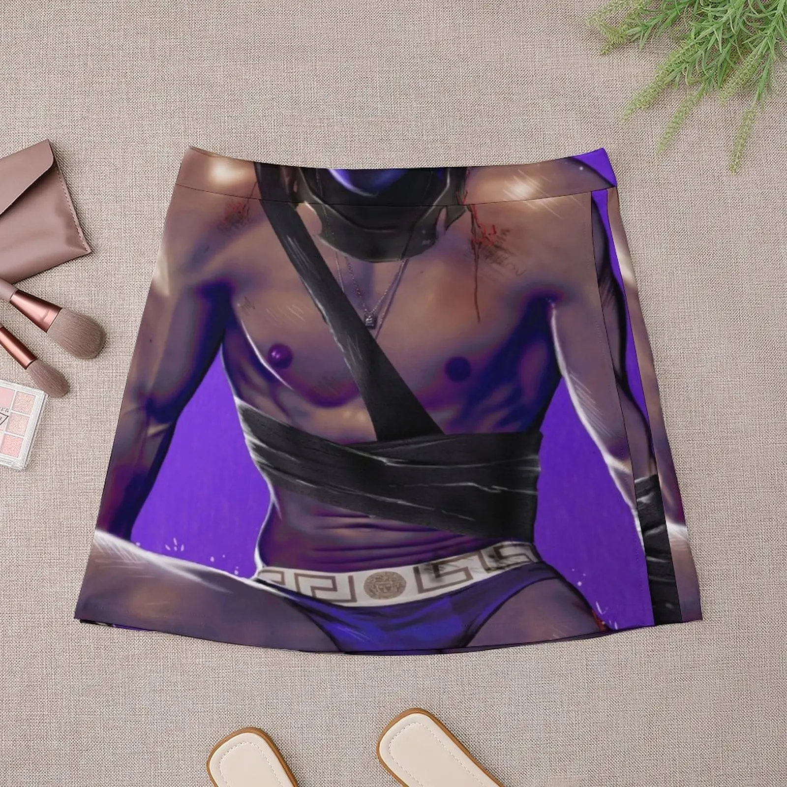 prince purple Mini Skirt Clothing female night club outfits luxury designer clothing women
