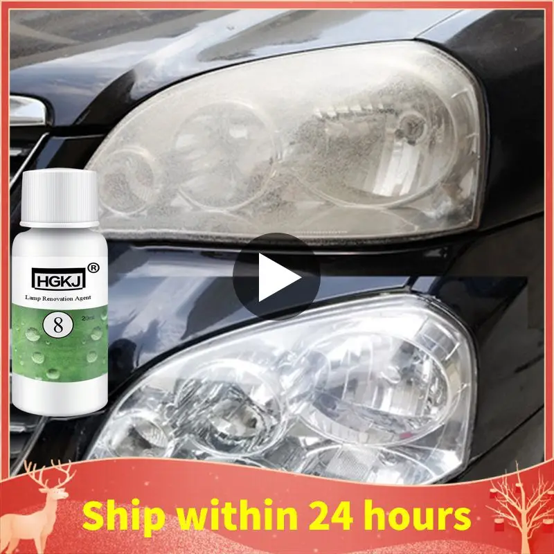 Auto Plastic Renovated Coating Car Light Cleaner HGKJ820ML Universal