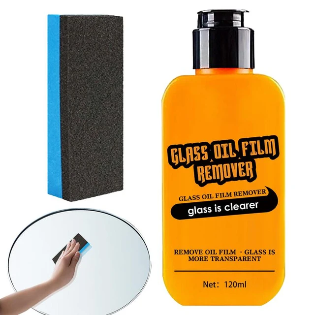 Oil Film Remover For Car Window 120ml Water Spot Remover For Glass Oil Film  Removal Car Windshield Cleaner For Home And Auto - AliExpress