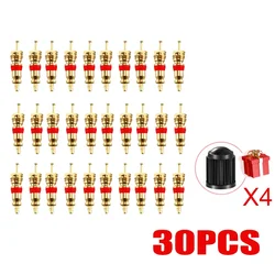 Premium Copper Tire Valve Core Remover for Cars, Motorcycles, Bikes & Bicycles (30pcs)