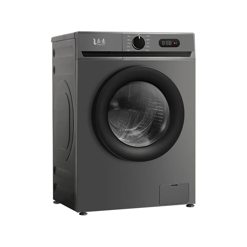BLDC Inverter Front Load Washing Machine, 8kg Large Capacity Wash & Spin Integrated, Heatable Smart Laundry Machine, A+++ 2
