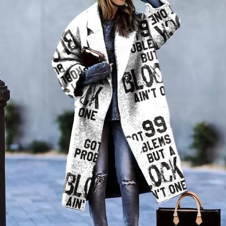 White letters