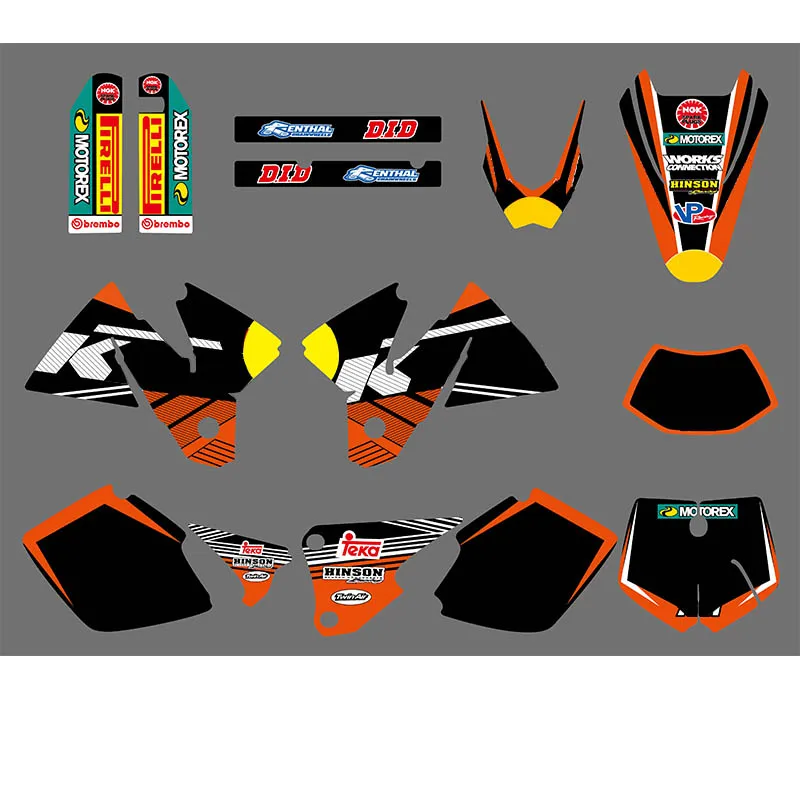 

Dirt Pit Bike Motorcycle EXC Decal for KTM Motor EXC 1998 1999 2000 Graphics Kit