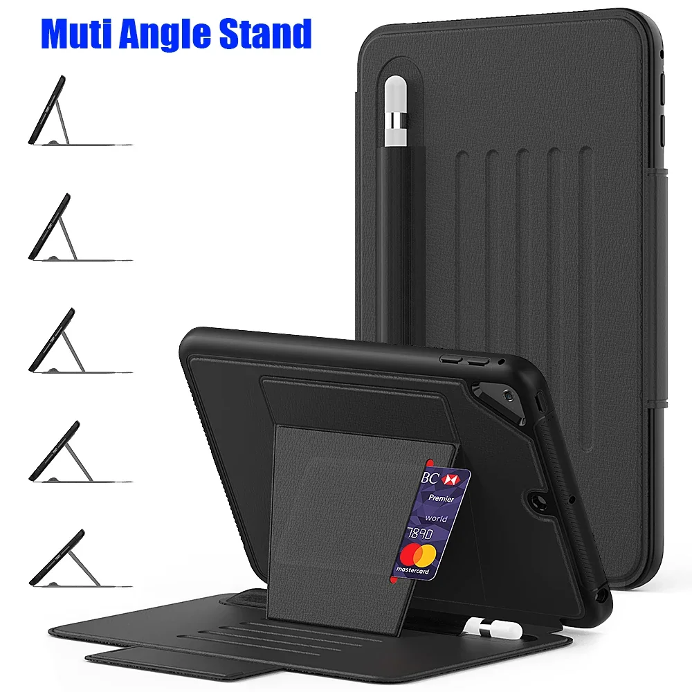 

Smart Cover Silicone Leather Case For iPad Pro 11 Kids Safe Heavy Duty Armor Shockproof For iPad Mini 5 4 Air4 10.9 10.2 9.7