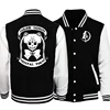 Sailor JP Anime Moon Print Baseball Jacket Men Clothing Women Streetwear Fleece Bomber Jackets for Kids Winter Coats 1