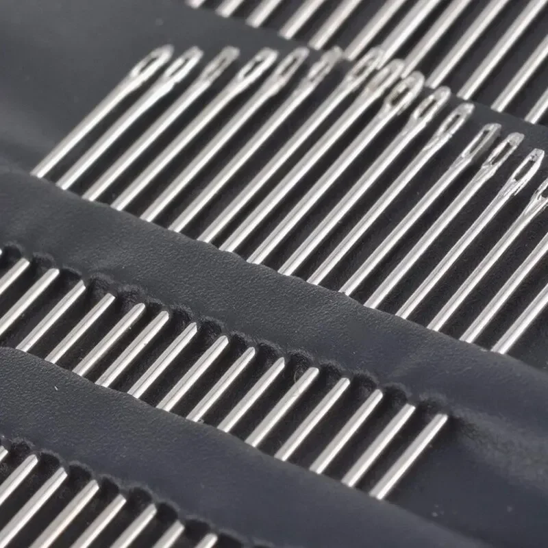 Needles Set with Different Stainless Steel Big Eye Hand 55 Pieces Sewing Sizes for Sewing Needlework Embroidery Needles