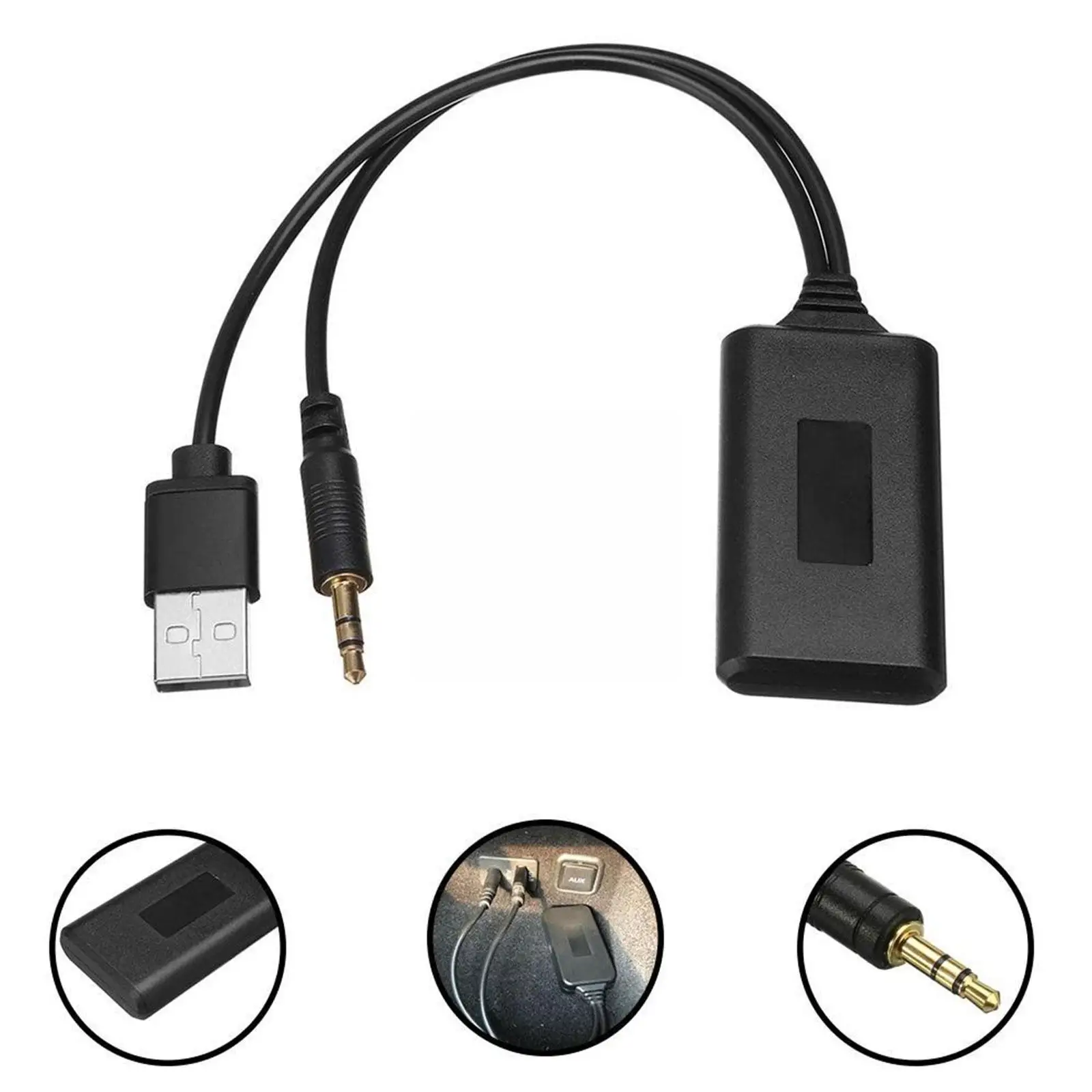 3.5mm Aux 연결 및 USB 지원 기능이 있는 BMW E90 E91 무선 음악 ..