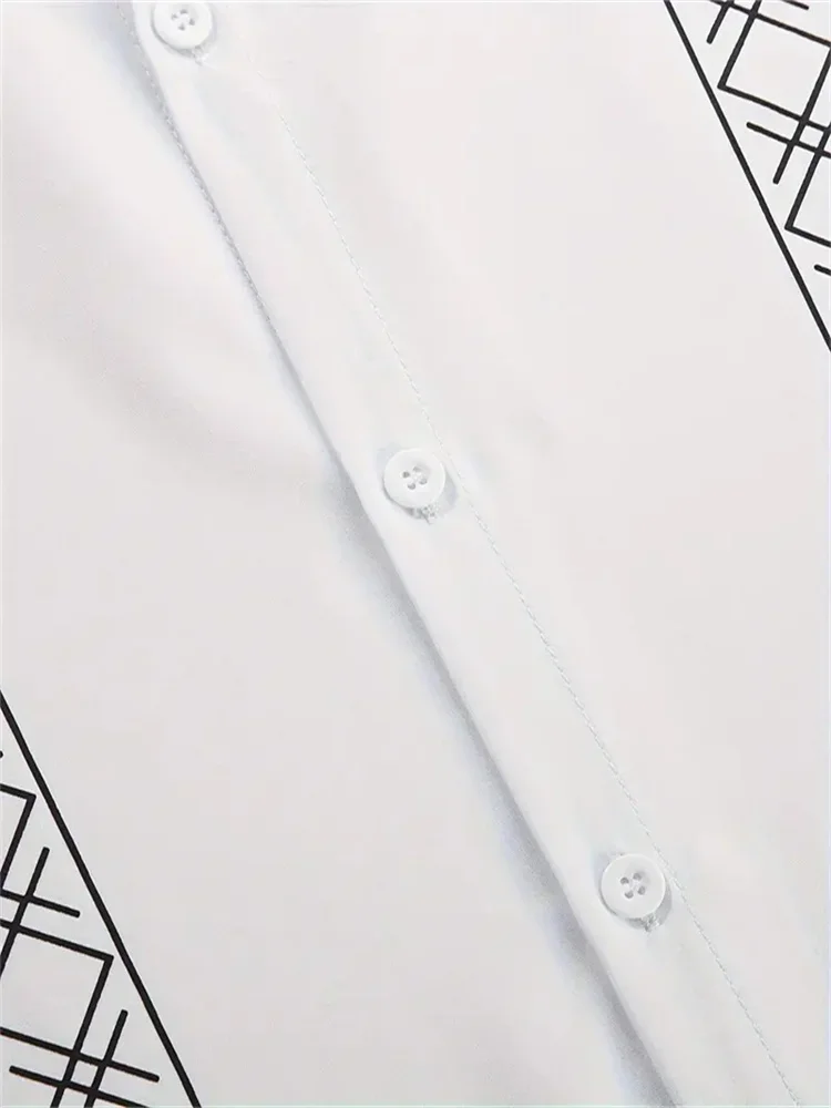 Men's shirts fashion luxury casual outdoor street light, soft and comfortable HD pattern 2024 new men's tops plus size