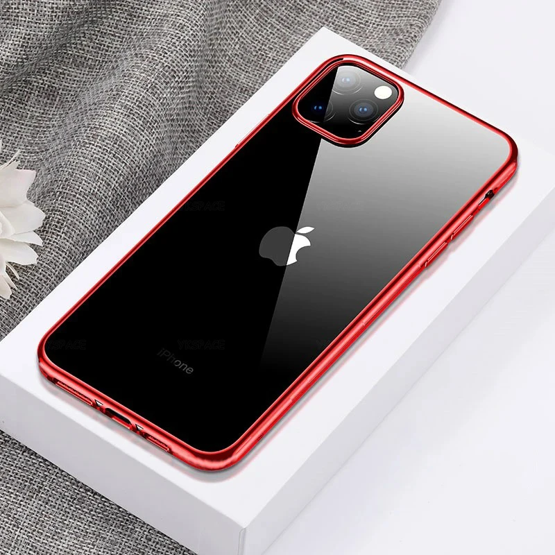 Luxury Silicone Phone Case with Soft TPU and Plated Edges