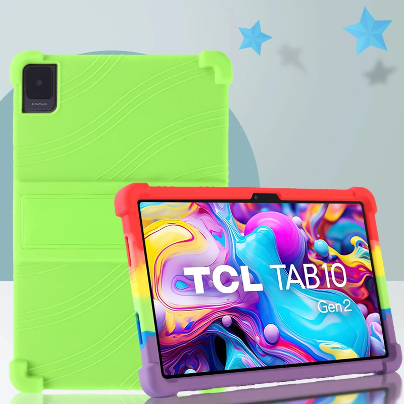 Custodia Per Tcl Tab 10 10L Gen2 8 Le 10S 10L Tabmax 11 Nxtpaper 11 Custodia Protettiva Per Bambini Funda Cavalletto Antiurto Saoft Silicone