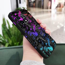 Blackface Clown Liquid Silicone Phone Case Cover for OnePlus 12 5G (Black)