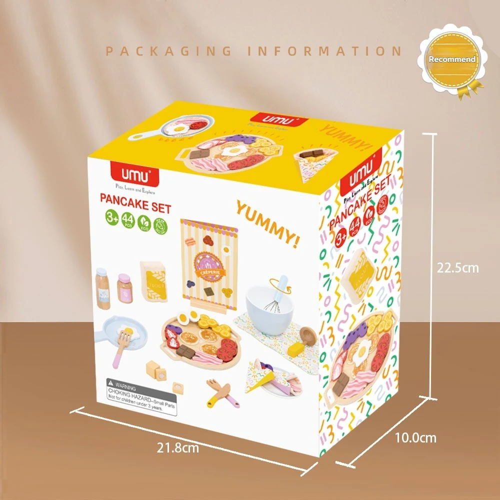 Pancake set Toy Kitchen Pretend Play Food Cooking Kids Child Simulation Wooden Toys kitchen toys,pretend kitchen toys,pretend food toys