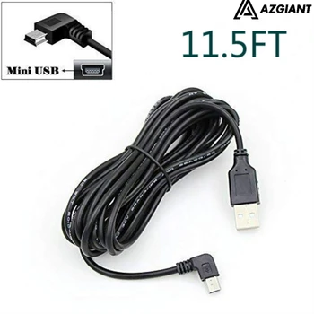 대시 캠용 충전 전원 케이블, USB 2.0-미니 USB 차량 전원 충전기 어댑터 코드, GPS DVR 백미러 캠