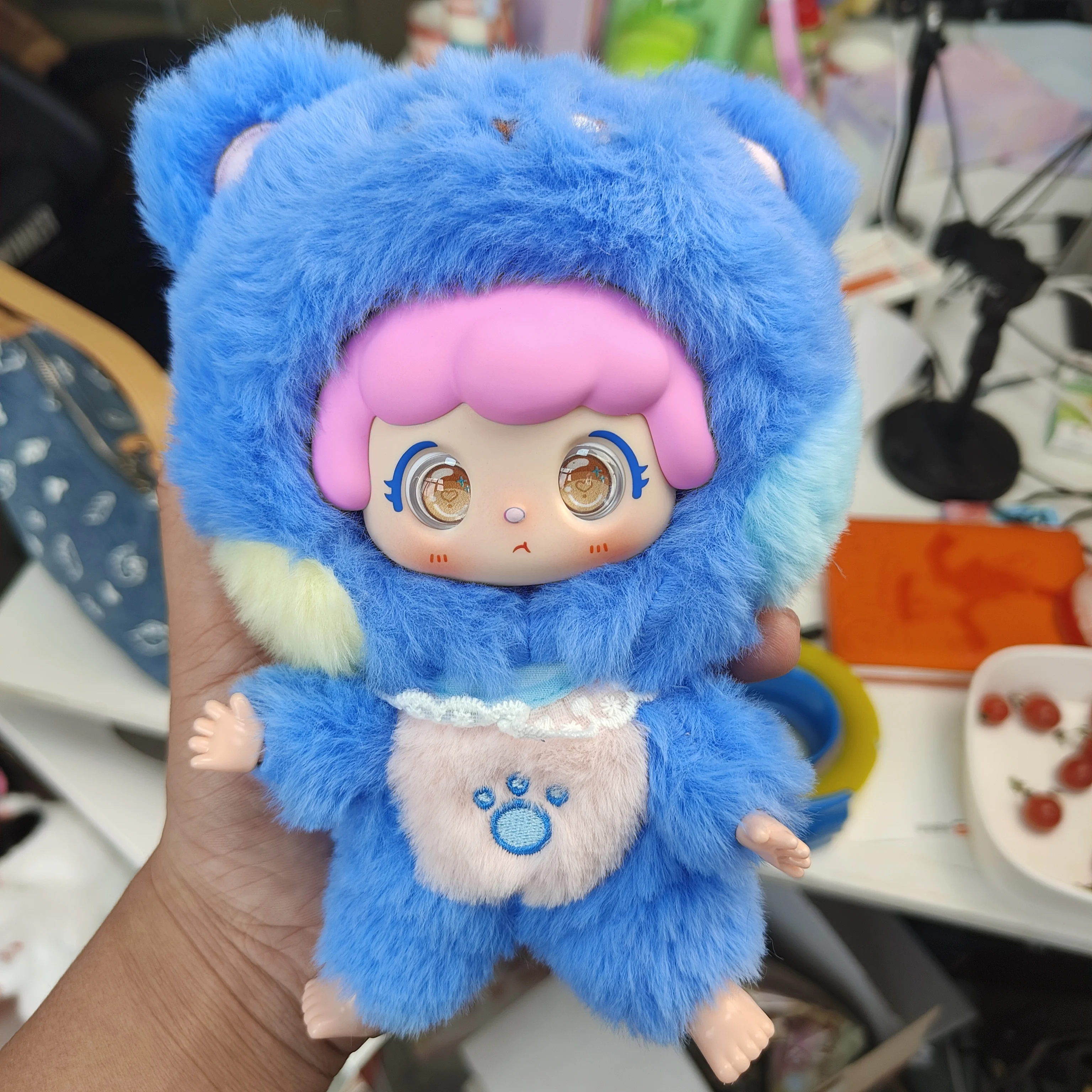 Baby Three & Mia Cute Friends Series Plush Vinyl Goodnight