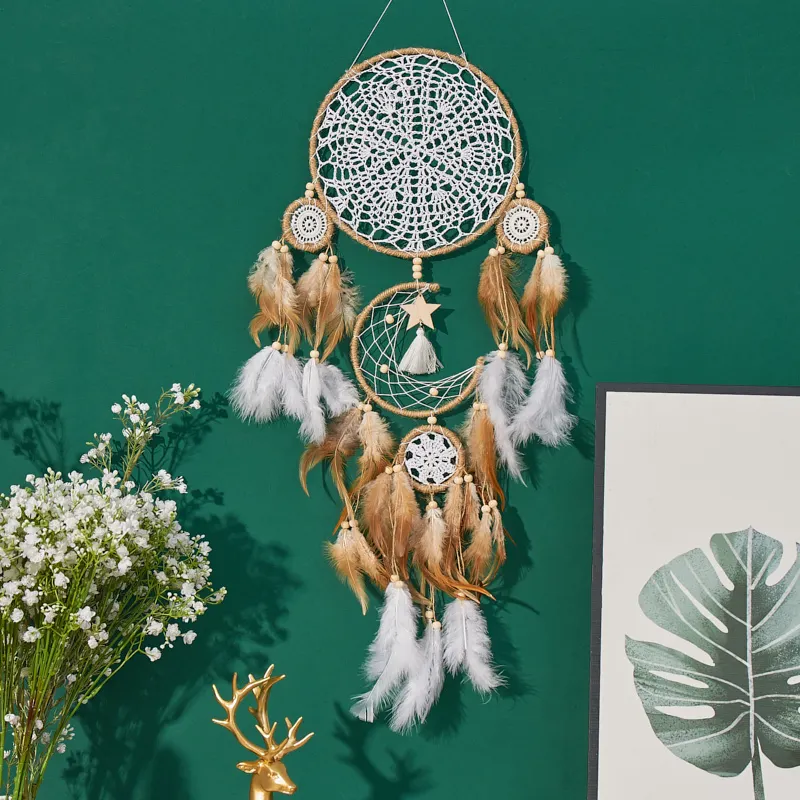 Boho Moon Dream Catcher Set 3