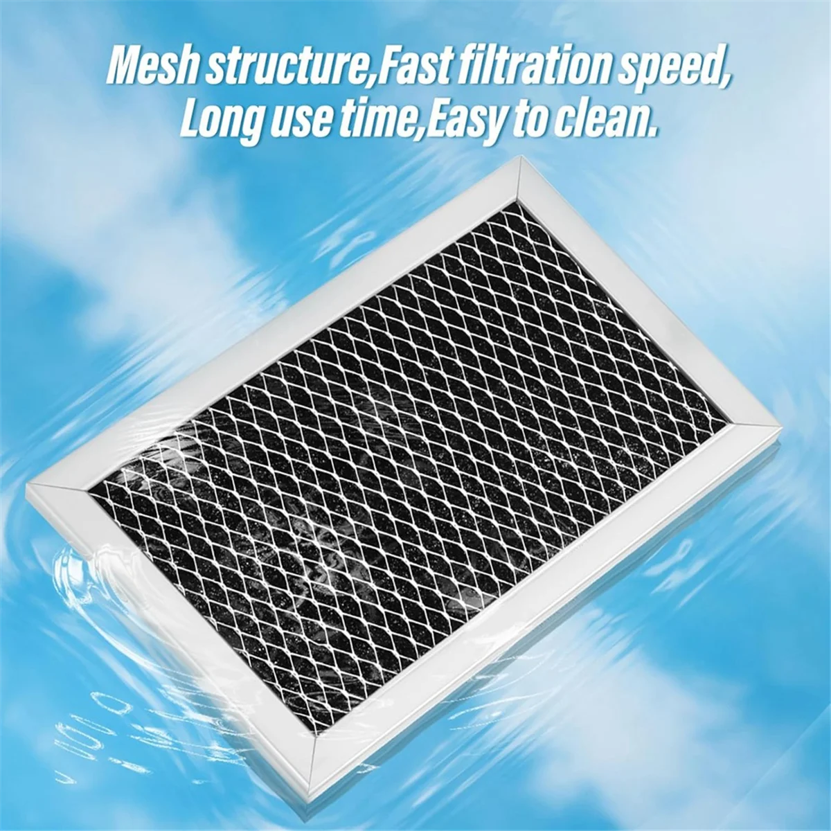 FZFZ 4PCS Microwave Charcoal Filter Replacement for JX81C WB02X10776 Microwave Filter for Kitchen Air Carbon