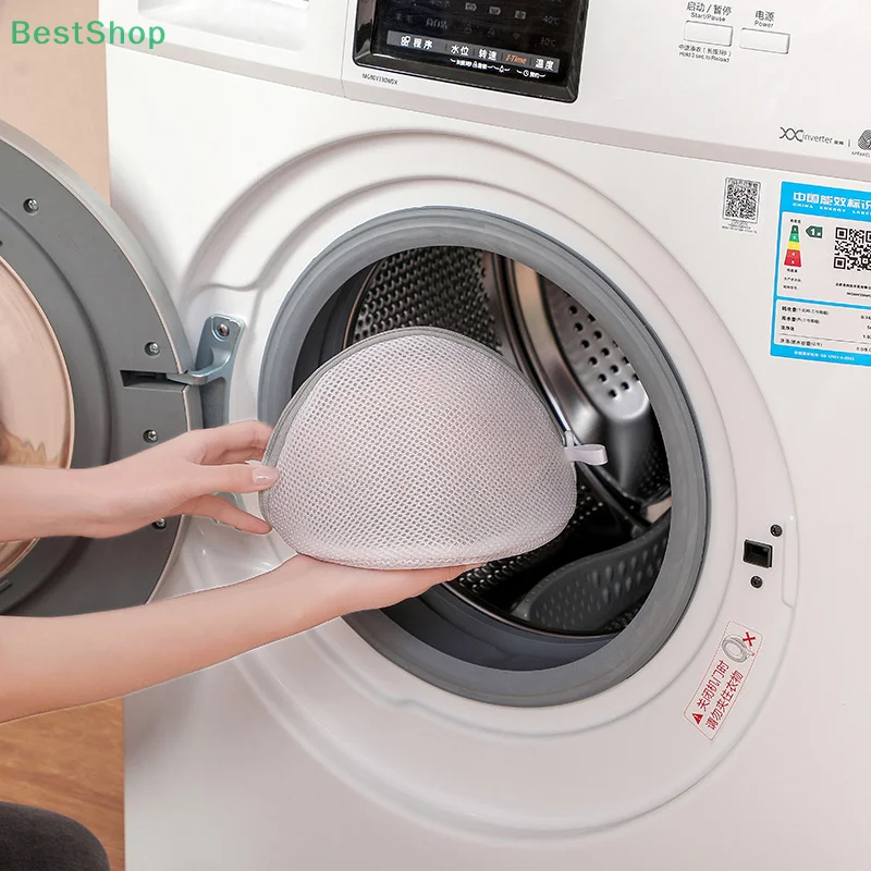 7pcs Fine Net Laundry Bag Clothing Care Washing Machines Dirty Laundry Basket Travel Shoes Mesh Bags Woman Bra Clothes Organizer 2
