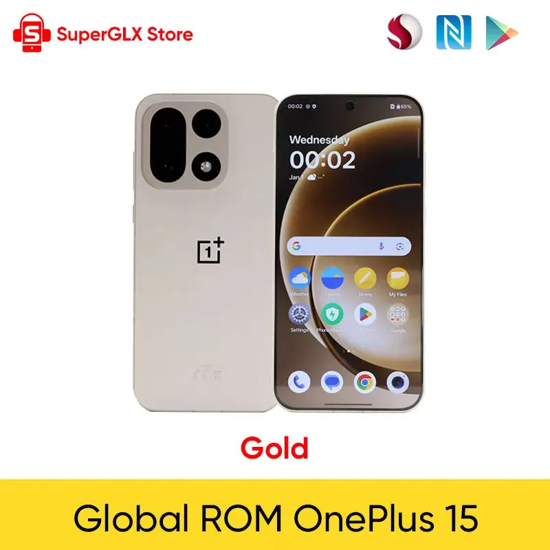 New OnePlus 15 Unlocked Smartphone 6.78'' 165Hz High Refresh Rate