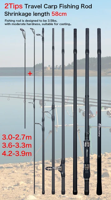Carp Fishing Rod 4.5/4.2/3.9/3.6/3.0m T800 Carbon Travel