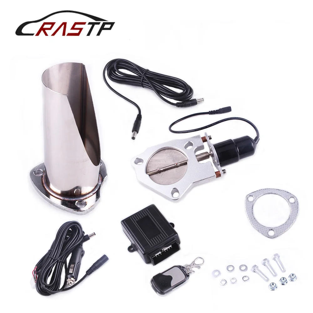Rastp2.99" Cutout Stainless Steel Exhaust Shutoff Header Cut Pipe