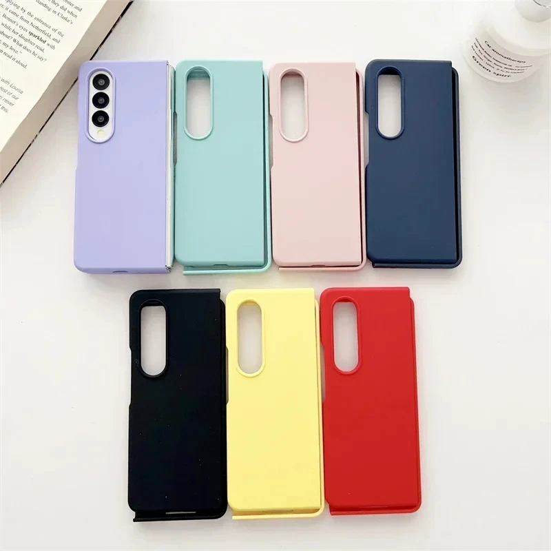 Phone Case Phone Protector Cover Original Liquid Silicone Plain for Samsung Galaxy Z Fold 4 5