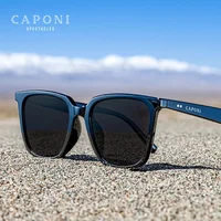 CAPONI New Arrival Sunglasses For Men TR-90 TAC Polarized Traveling Sun Glasses UV400 Protection Classic Brand Shades CP23042 1
