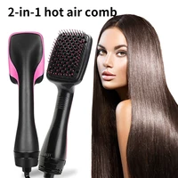 Brosse à air chaud 3 en 1, sèche-cheveux, styler, volumateur, lisseur, peigne à boucler 1