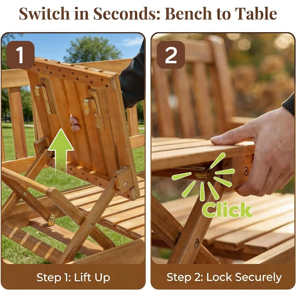 Outdoor Foldable Bench 5
